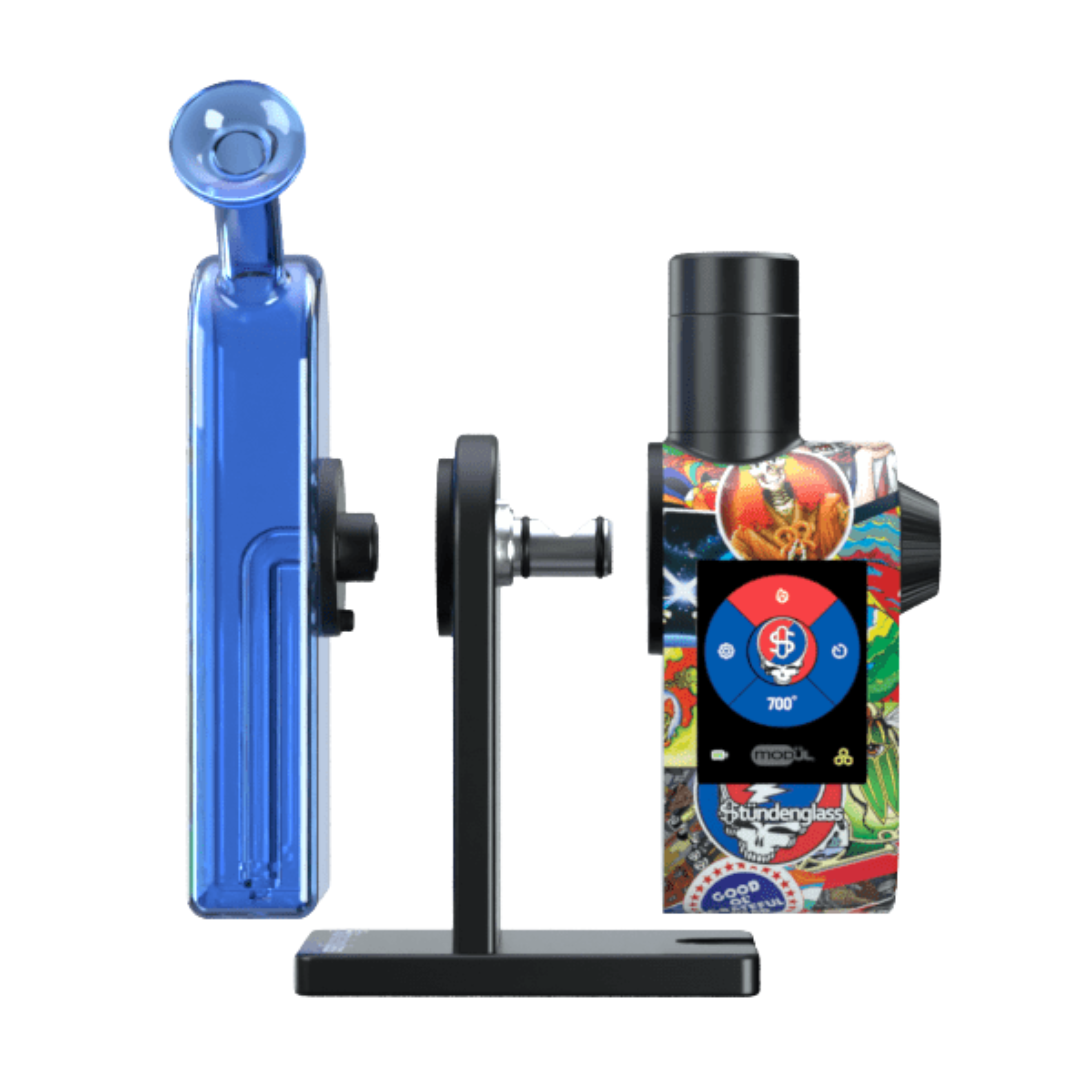 Stündenglass Modül Dok Deluxe Travel Set Grateful Dead – Gravity-Bong-Set, Ansicht 3