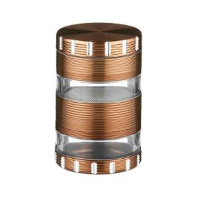 Super Heroes Alu Grinder mit Sichtfenster 5-teilig 60 mm bei Rauchwerk