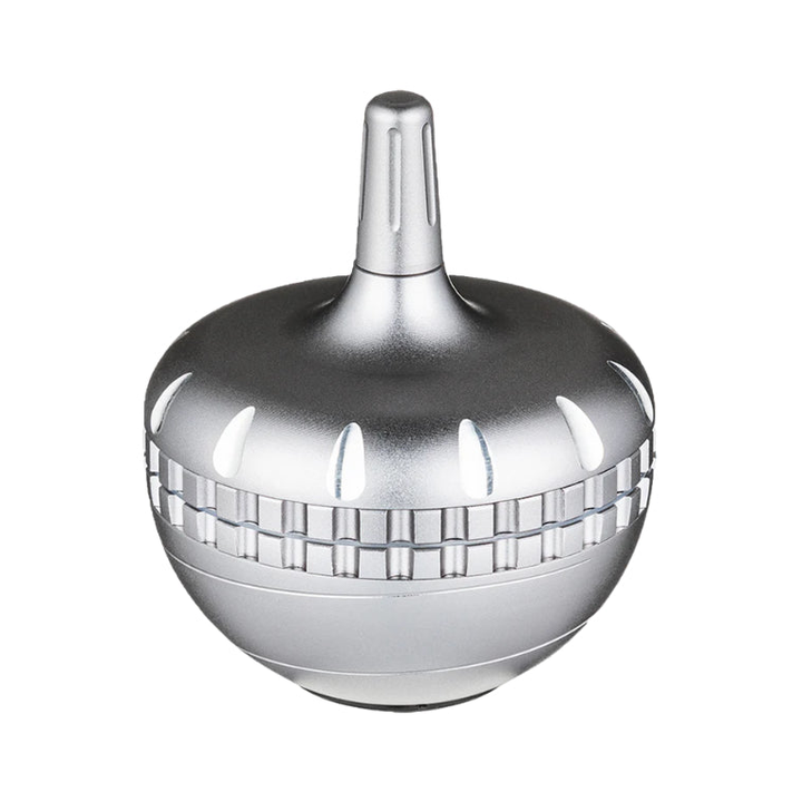 Grinder Gyro trottola, 3 parti, metallo cromato, Ø 63 mm – macinino per erbe