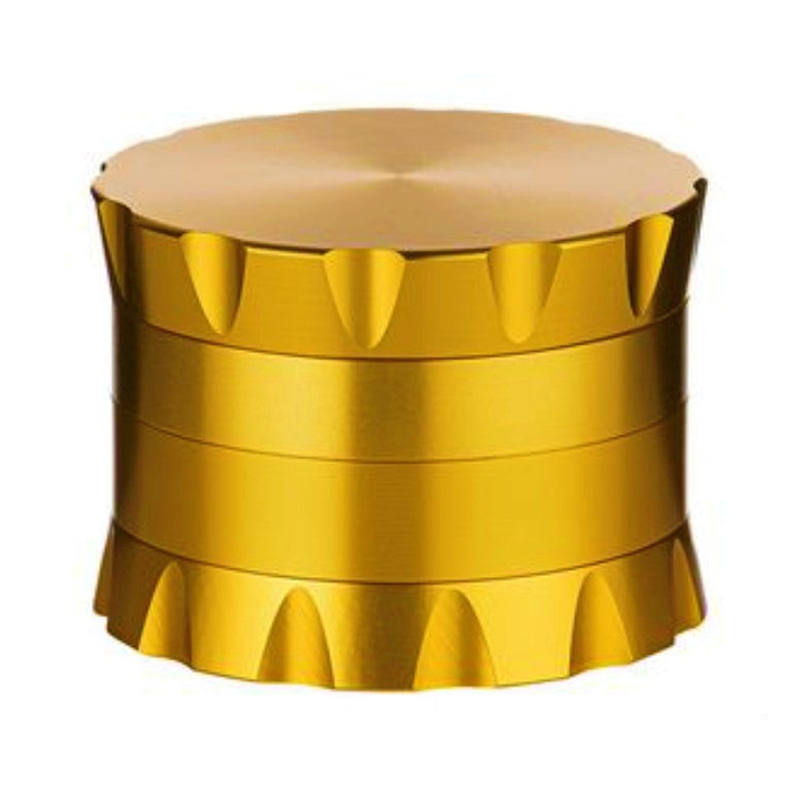 Metall-Grinder 4-teilig, 60 mm, Gold – Mühle für Kräuter und Tabak