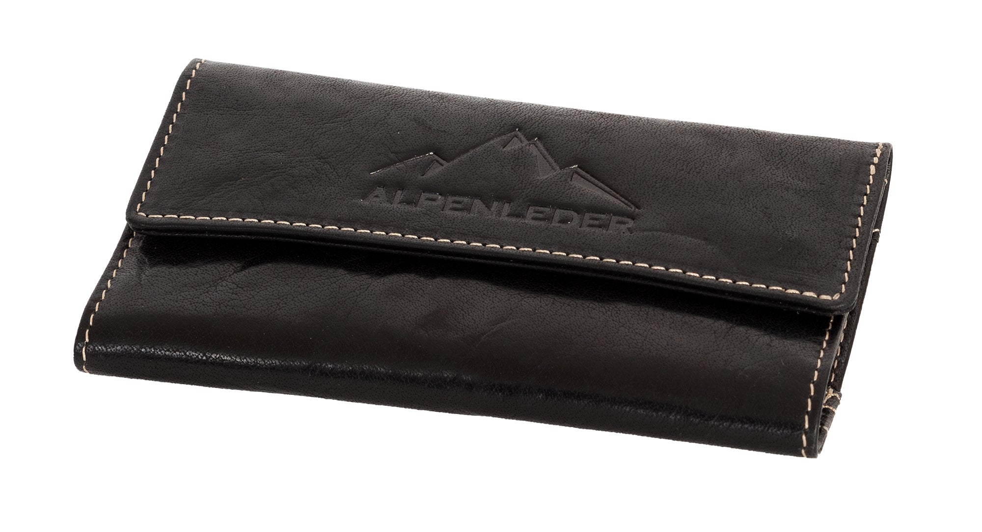 Alpenleder Tabaktasche Gustl Ebenholz – Tabakbeutel aus Leder