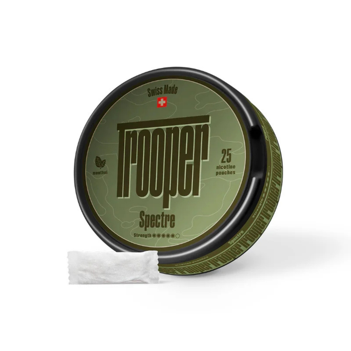 Trooper Spectre Menthol – Nikotinbeutel, 15 mg pro Pouch