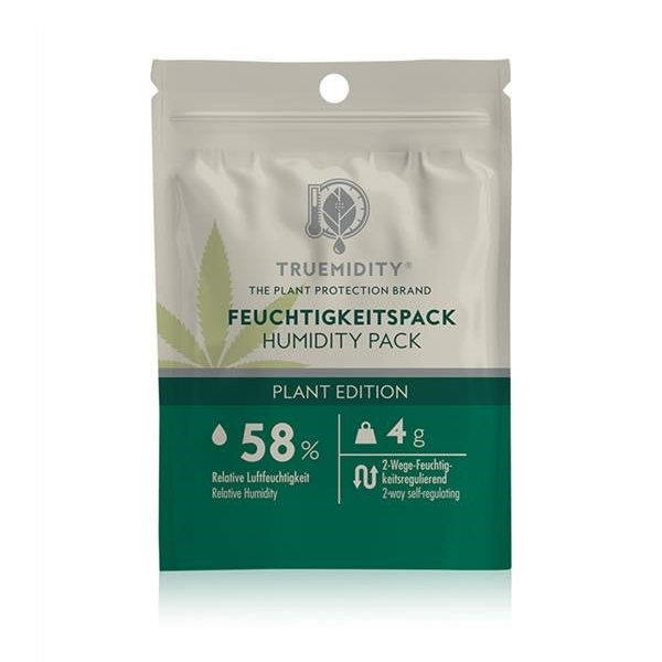 Humidity Pack 58 Prozent 4g im wiederverschliessbaren Beutel für Vorratsgläser