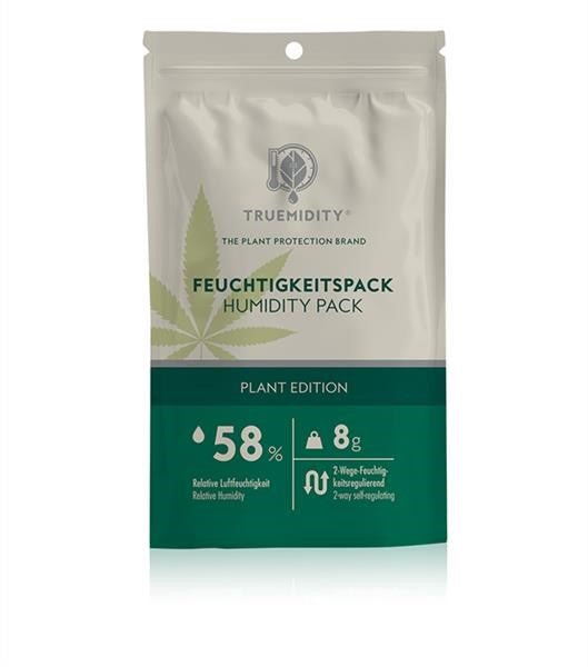 Humidity Pack 58 Prozent 8g im wiederverschliessbaren Beutel für Vorratsgläser