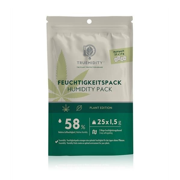 Humidity Pack - Feuchtigkeitsregulator - 58% - 1.5g - Display - 25 Stück kaufen bei rauchwerk.ch