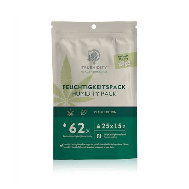 Humidity Pack - Feuchtigkeitsregulator - 62% - 1.5g - Display - 25 Stück kaufen bei rauchwerk.ch