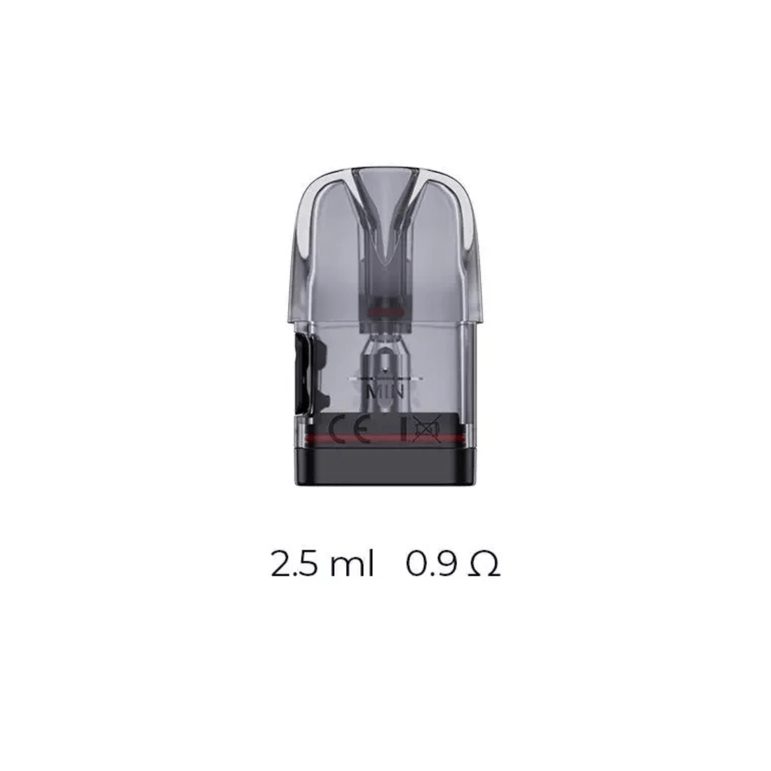 Transparenter Uwell Caliburn G3 Lite Ersatzpod 0.9 Ohm mit Side-Fill