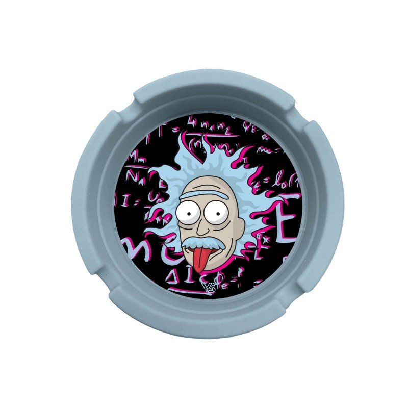 Detail des Filthy Genius Silikon Aschenbechers mit Motiv