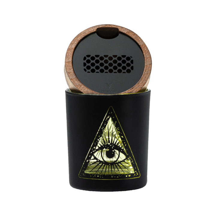 Barattolo portaoggetti V Syndicate SoleStash Illuminati Yellow, 8.9 cm, per 7 g