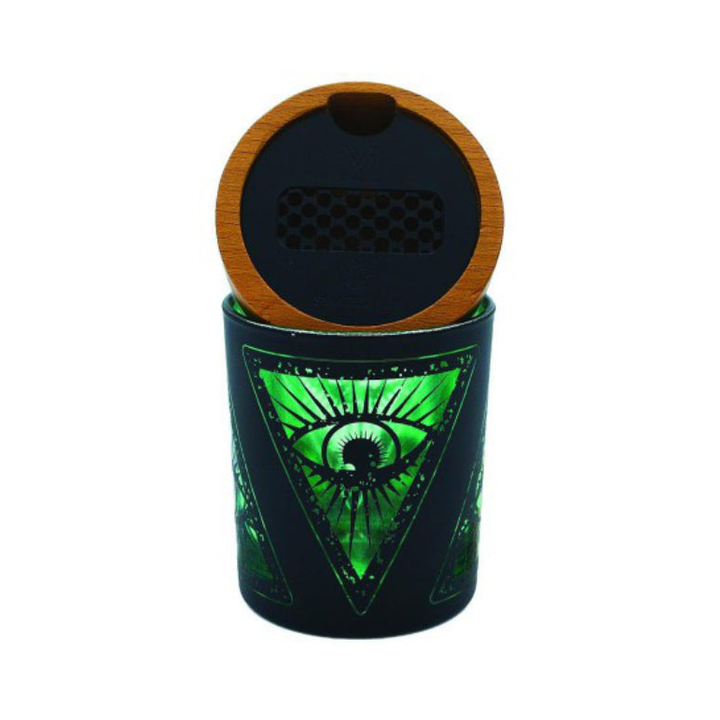 Barattolo portaoggetti V Syndicate SoleStash Illuminati Green, 8.9 cm, per 7 g