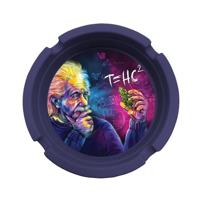 Detailansicht des T=HC2 Classic Designs auf dem Silikon Aschenbecher