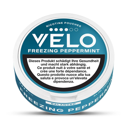 VELO Freezing Peppermint 4/6 Pouches Detailansicht