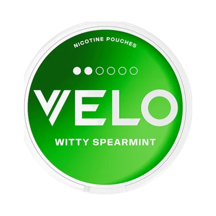 VELO Witty Spearmint 2/6 Nikotin Pouches 14g Dose Vorderansicht