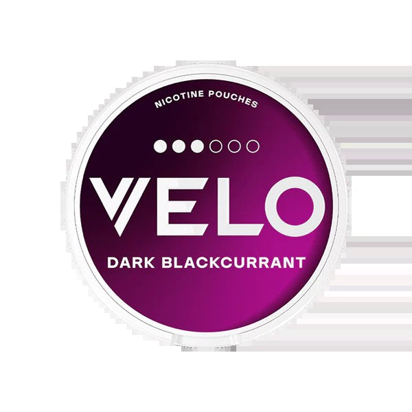Velo Dark Blackcurrant – Nikotinbeutel, Stärke 3/6