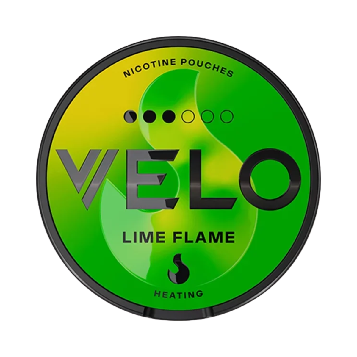 VELO Lime Flame 3/6 Nikotin Pouches 14g Dose Vorderansicht