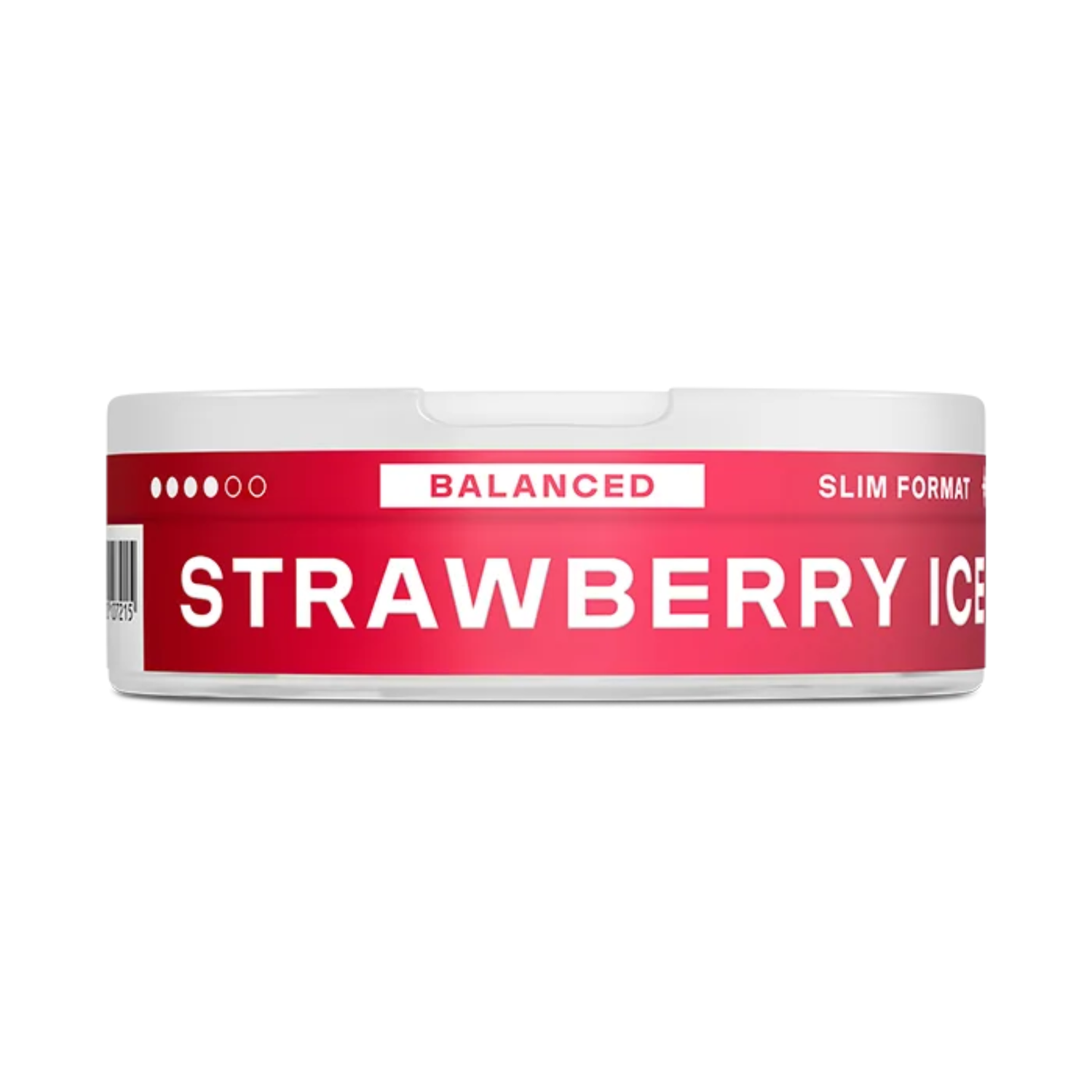 VELO Strawberry Ice Dose Seitenansicht mit Slim Format