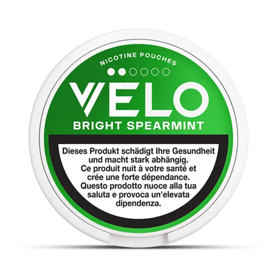 VELO Swiss Edition Bright Spearmint Nikotin Pouches 2/6