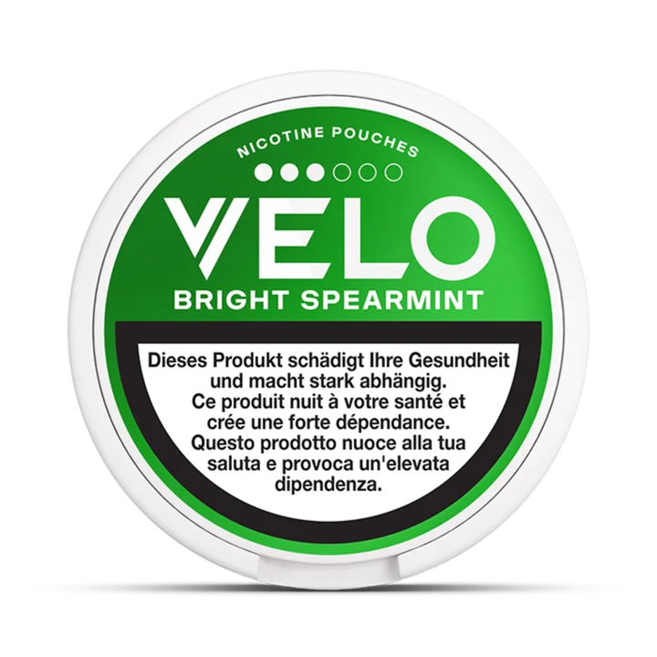 VELO Bright Spearmint 3/6 Nikotinbeutel Dose