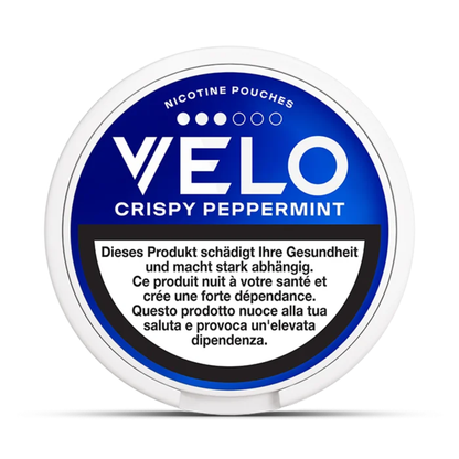 VELO Crispy Peppermint 3/6 Nikotinbeutel Dose