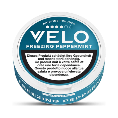 VELO Freezing Peppermint 4/6 Pouches Detailansicht