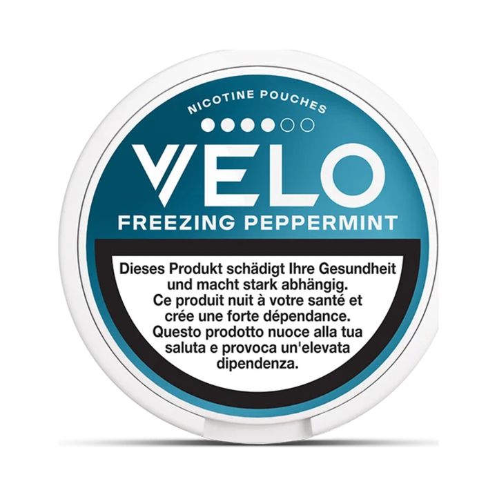 VELO Freezing Peppermint 4/6 Nikotinbeutel Dose