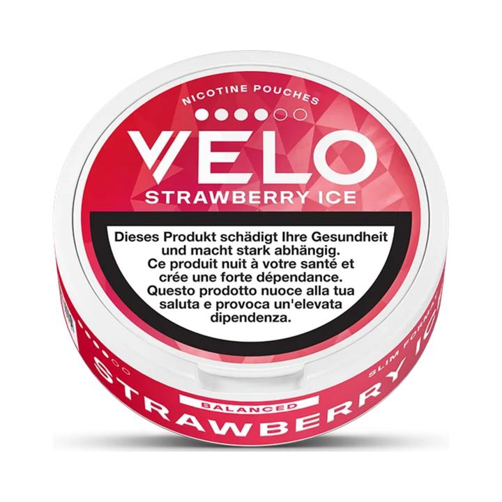 VELO Strawberry Ice Dose schräg, Swiss Edition 4/6