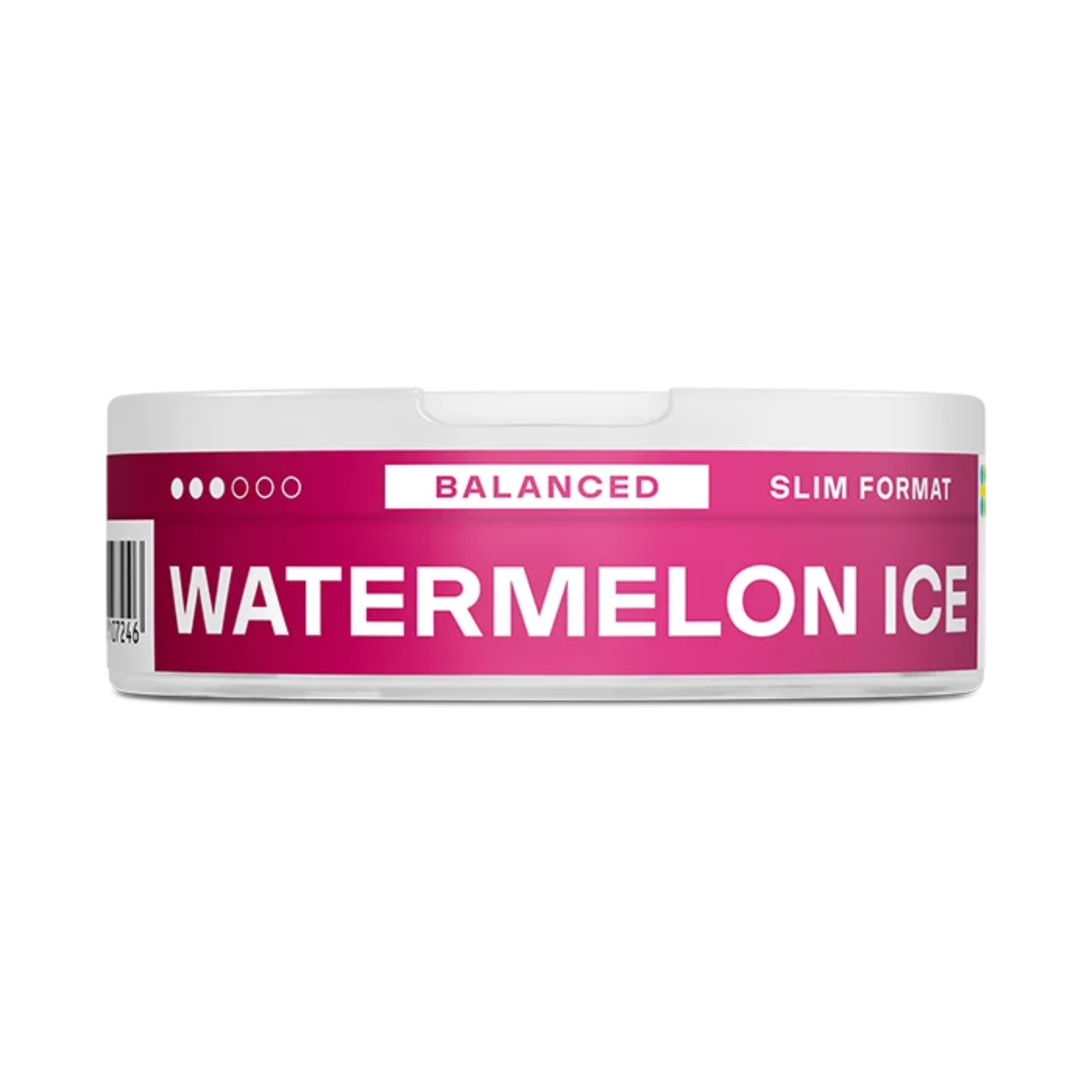 Rückseite der VELO Watermelon Ice Swiss Edition Dose