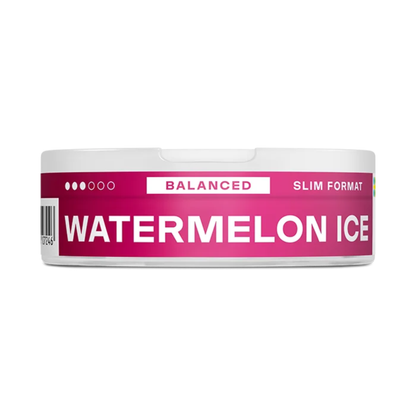 Rückseite der VELO Watermelon Ice Swiss Edition Dose