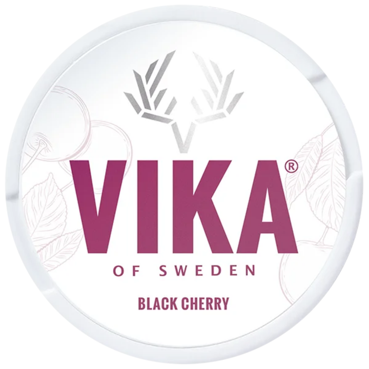 VIKA Black Cherry Slim Nicotine Pouches 12g Dose