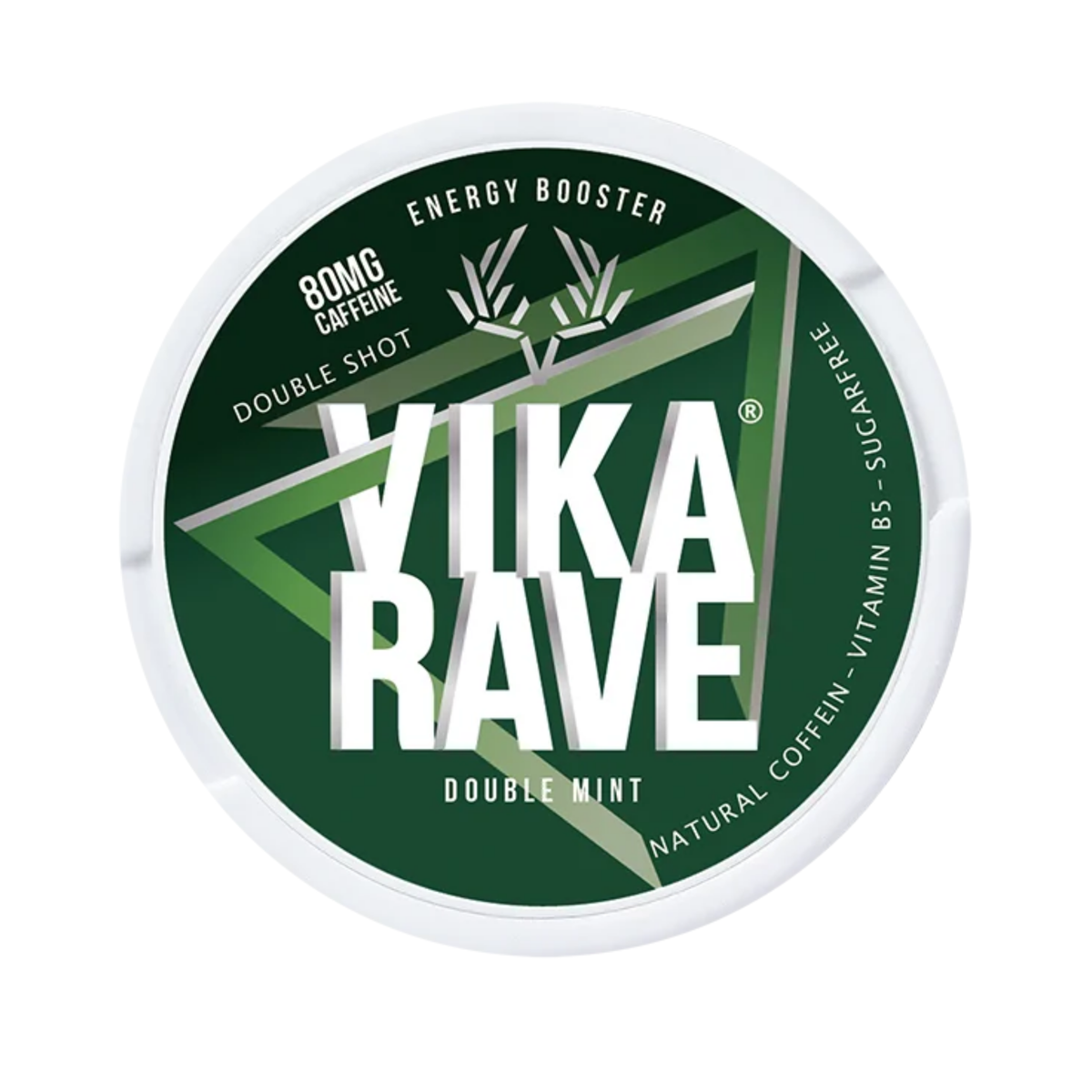 VIKA Rave Double Mint Koffein Pouches 80mg Dose
