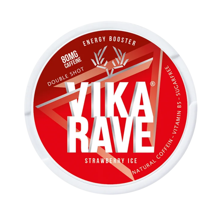 VIKA Rave Strawberry Ice Energy Booster 80mg Dose