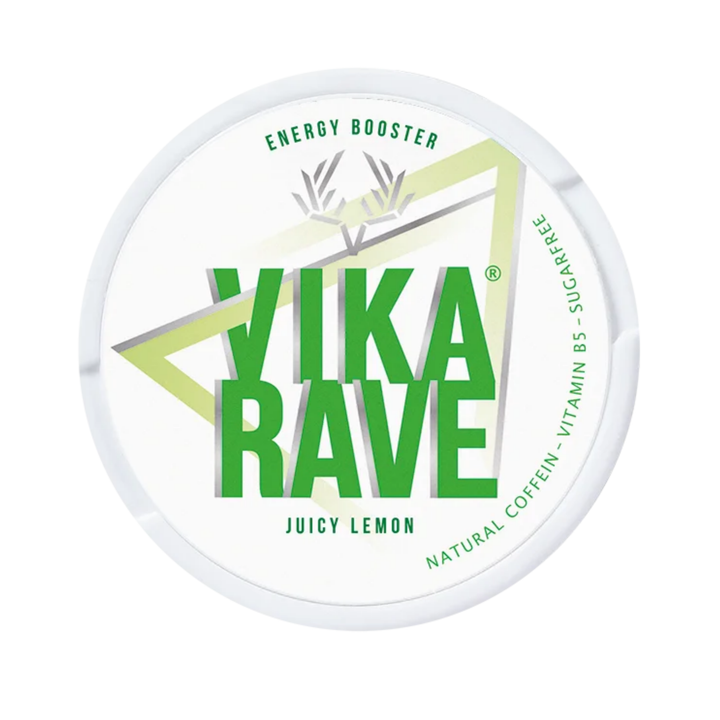 VIKA Rave Juicy Lemon Koffein Pouches Dose