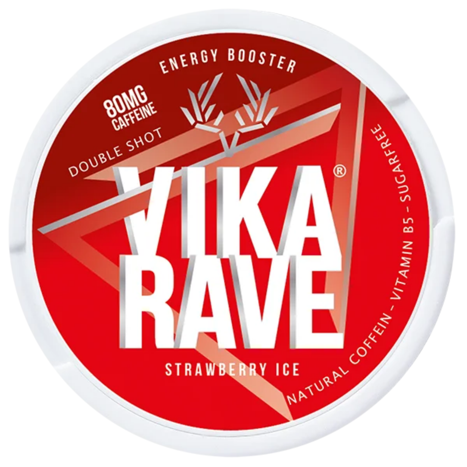 VIKA Rave Strawberry Ice Energy Booster 80mg Dose