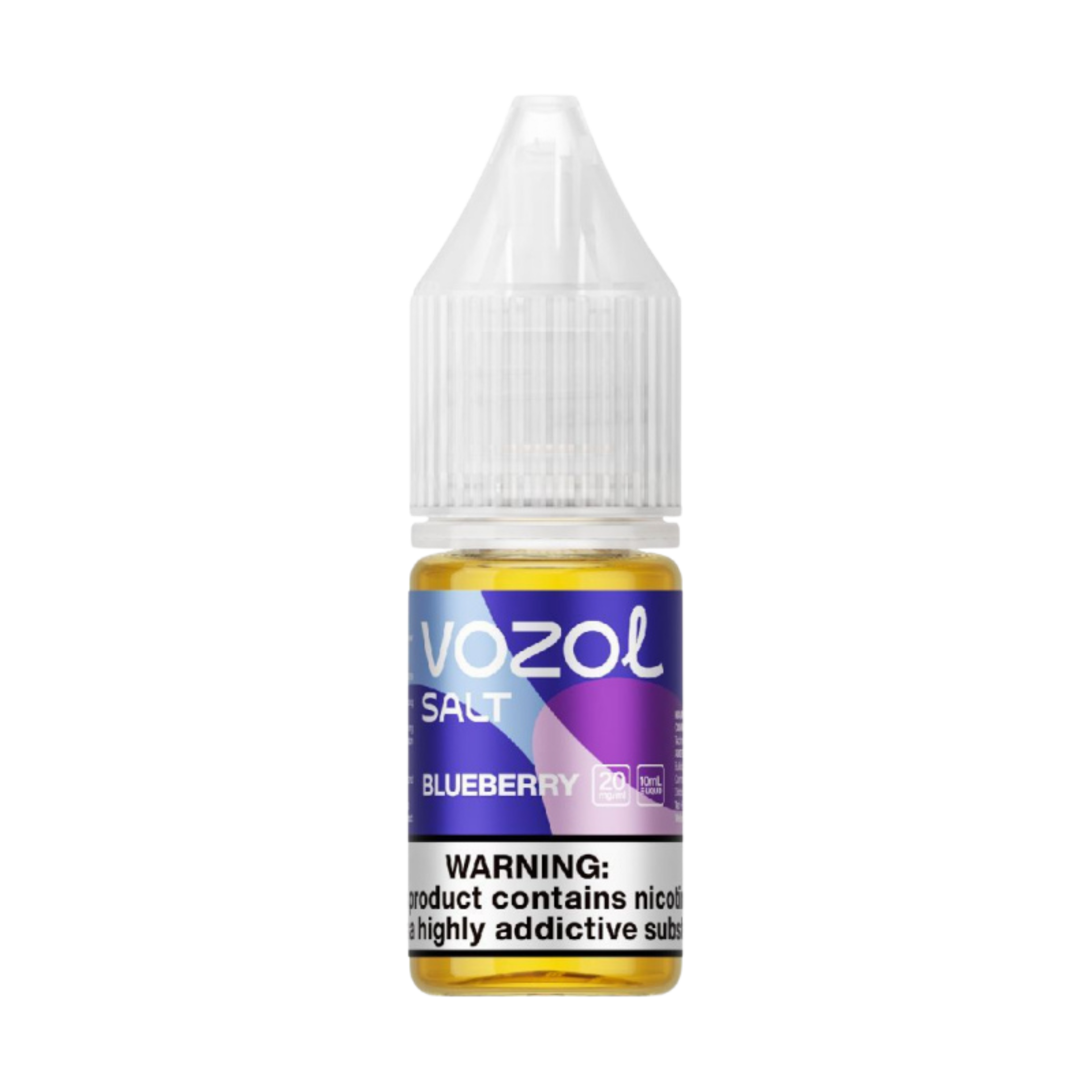 VOZOL Blueberry 20mg 10ml Nikotinsalz Liquid Flasche