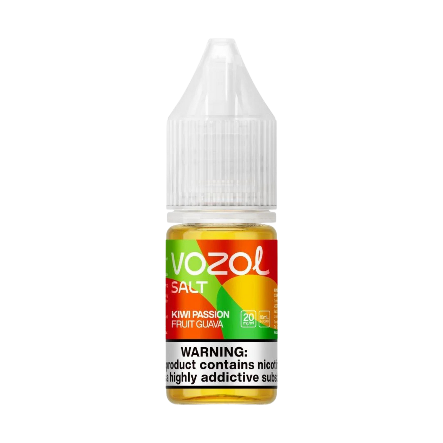 VOZOL Kiwi Passion Fruit Guava 20mg 10ml Nikotinsalz Liquid Flasche