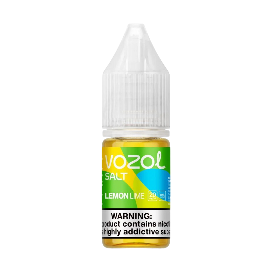 VOZOL Lemon Lime 20mg 10ml Nikotinsalz Liquid Flasche