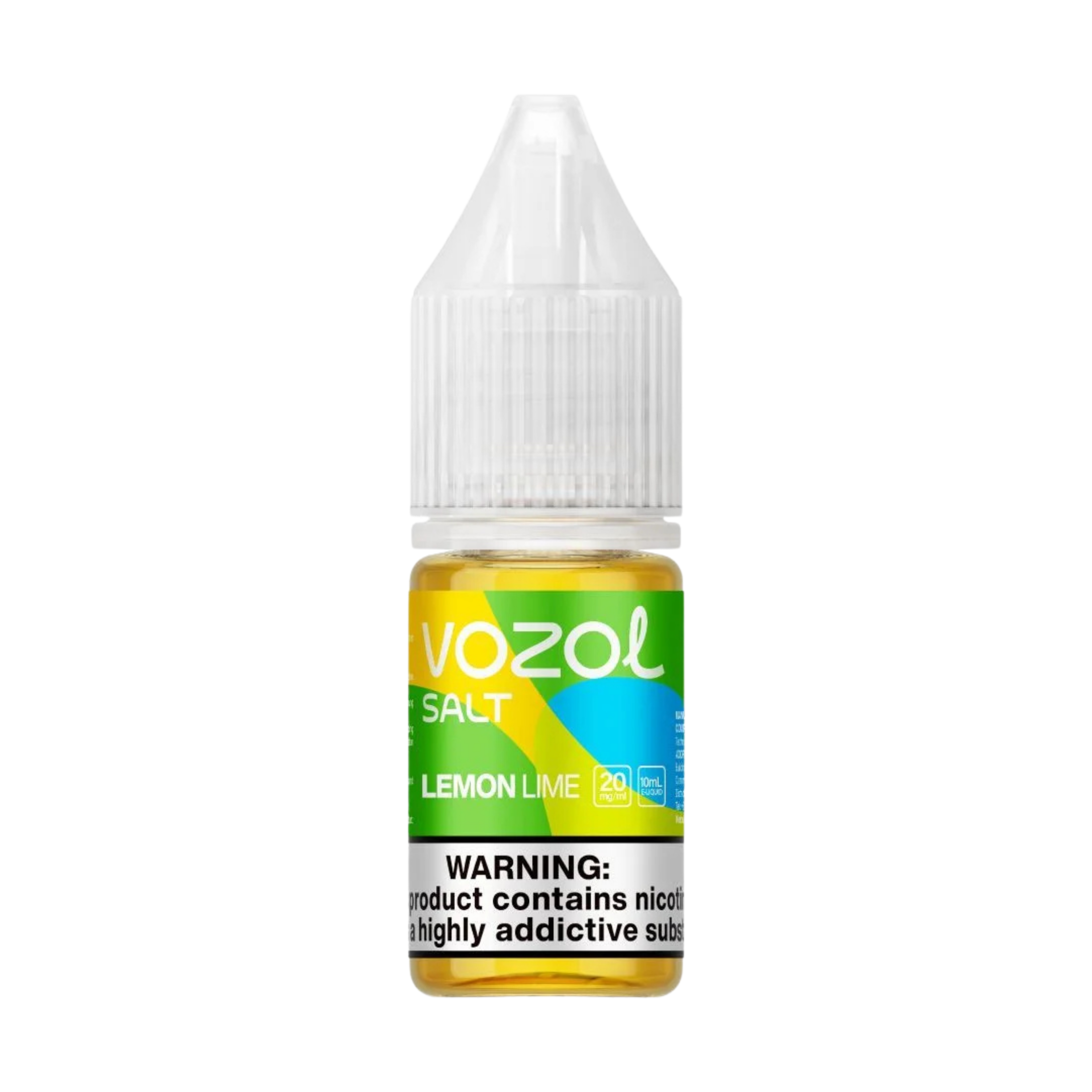 VOZOL Lemon Lime 20mg 10ml Nikotinsalz Liquid Flasche