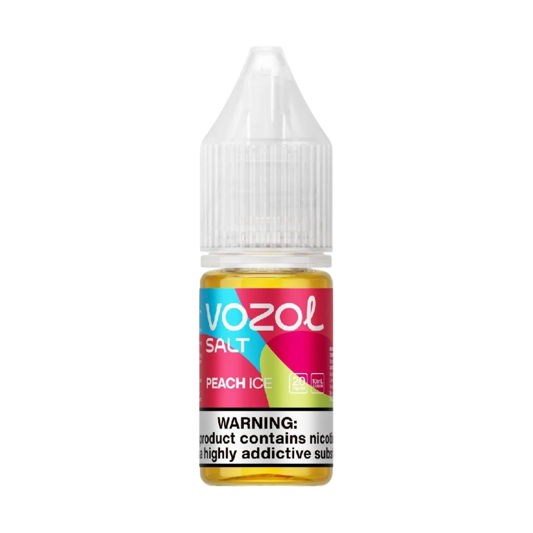 VOZOL Peach Ice 20mg 10ml Nikotinsalz Liquid Flasche