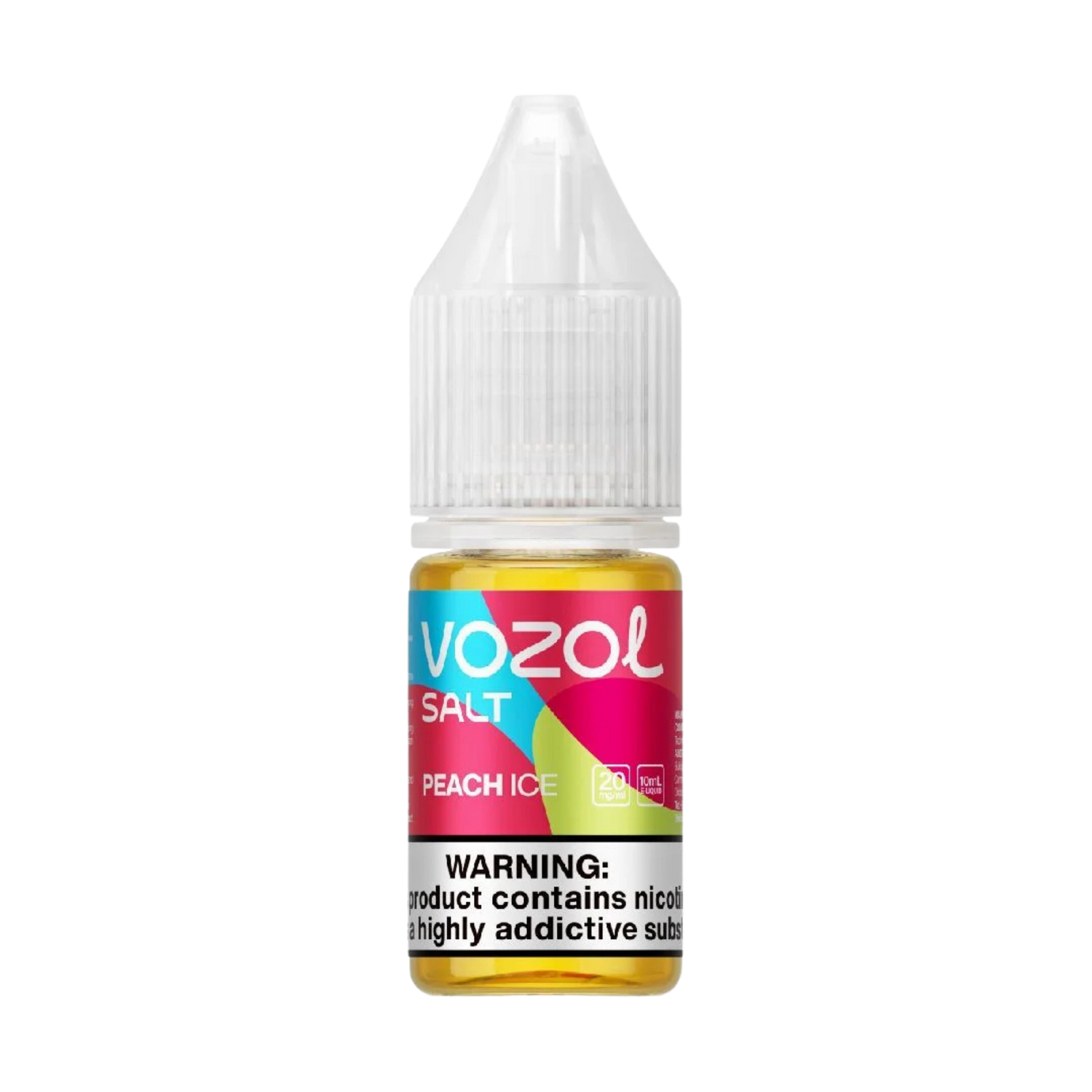 VOZOL Peach Ice 20mg 10ml Nikotinsalz Liquid Flasche