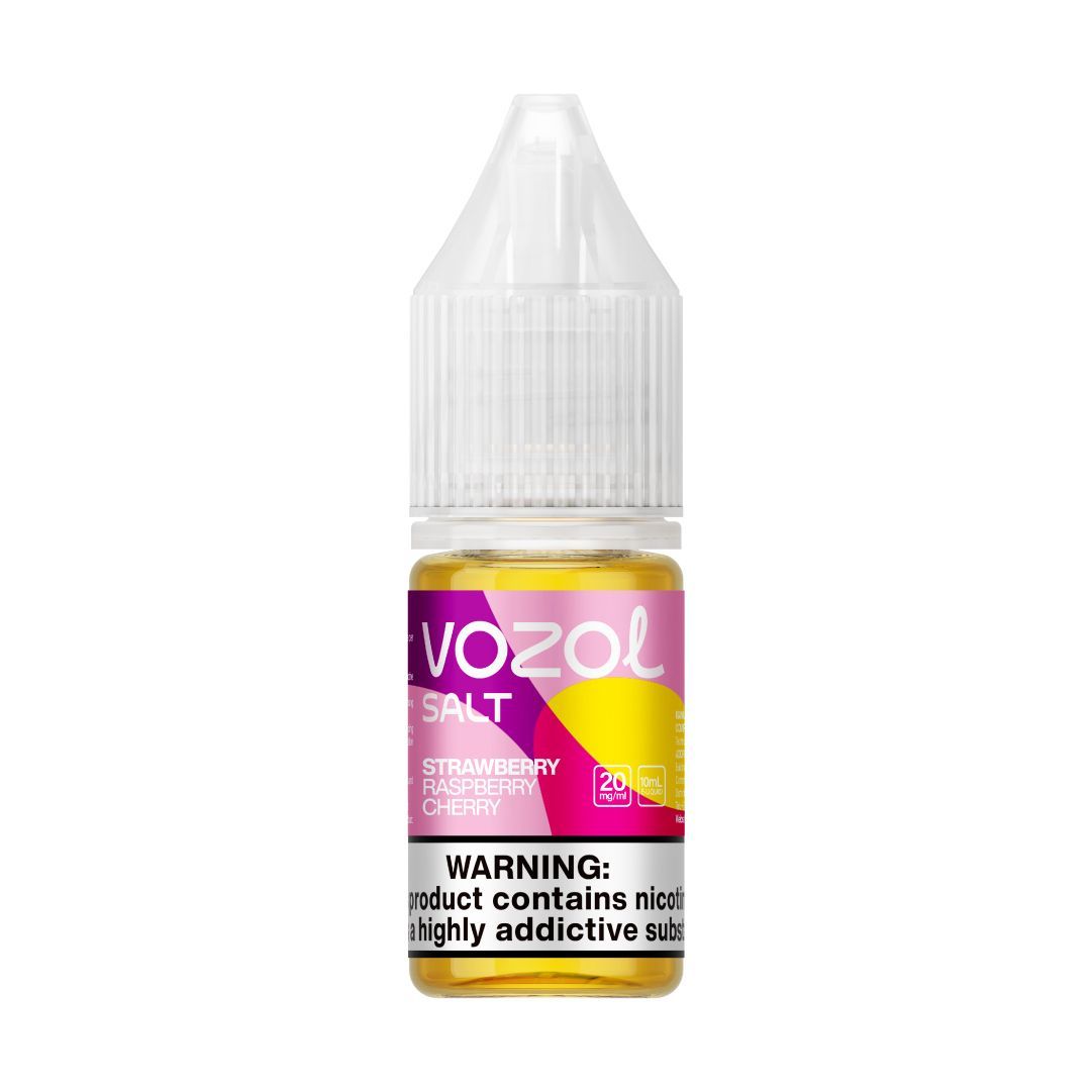 VOZOL Strawberry Raspberry Cherry 20mg 10ml Nikotinsalz Liquid