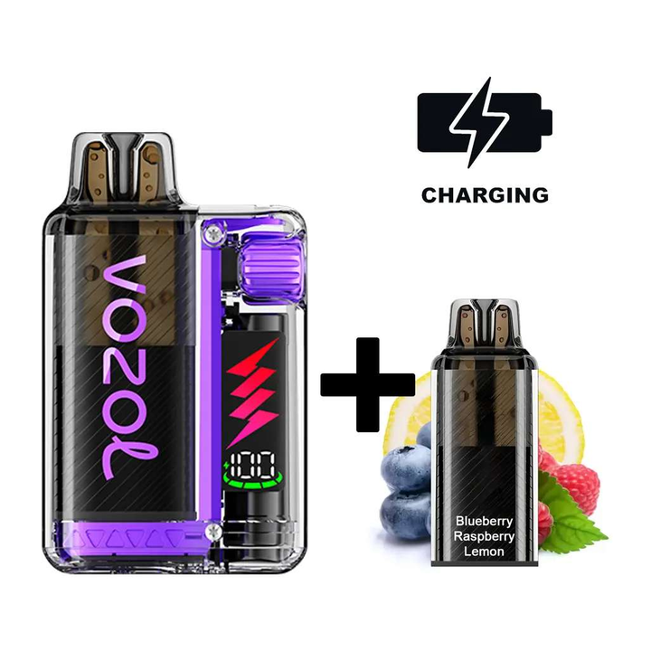 Vozol Vista Plug Starter Kit Blueberry Raspberry Lemon 20mg Vape