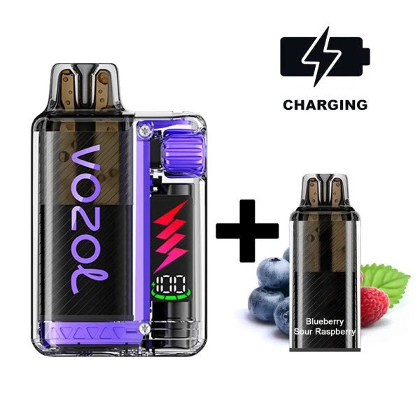 Vozol Vista Plug Starter Kit Blueberry Sour Raspberry 20mg Vape