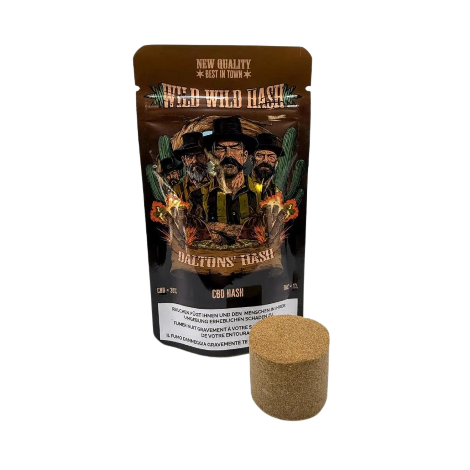 Wild Wild Hash Golden Pollen CBD Hasch 20g im Beutel