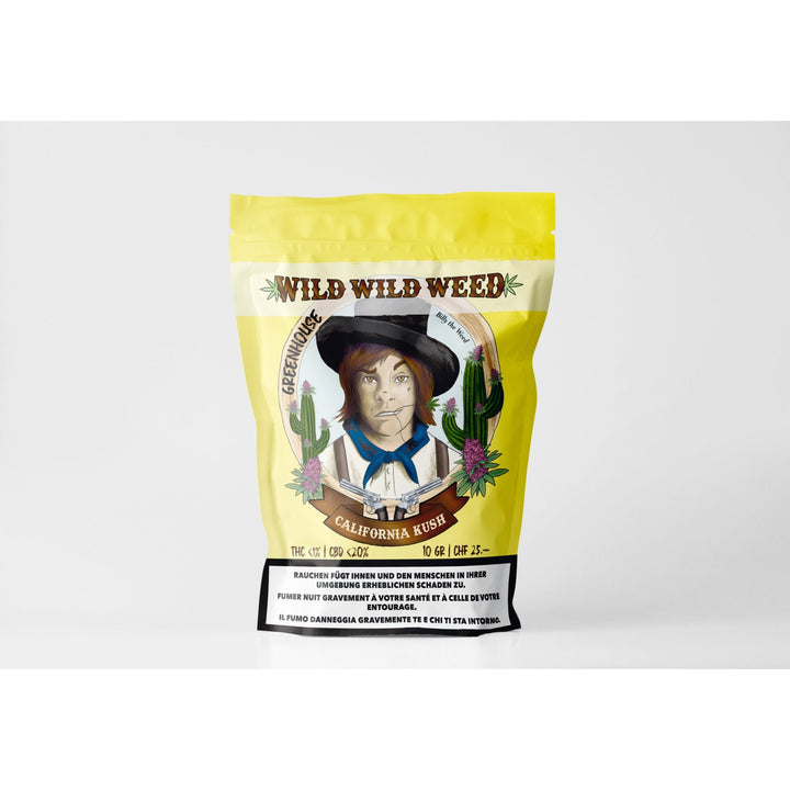 Fiori di CBD Wild Wild Weed Billy the Weed California Kush, 10 g, vista 1