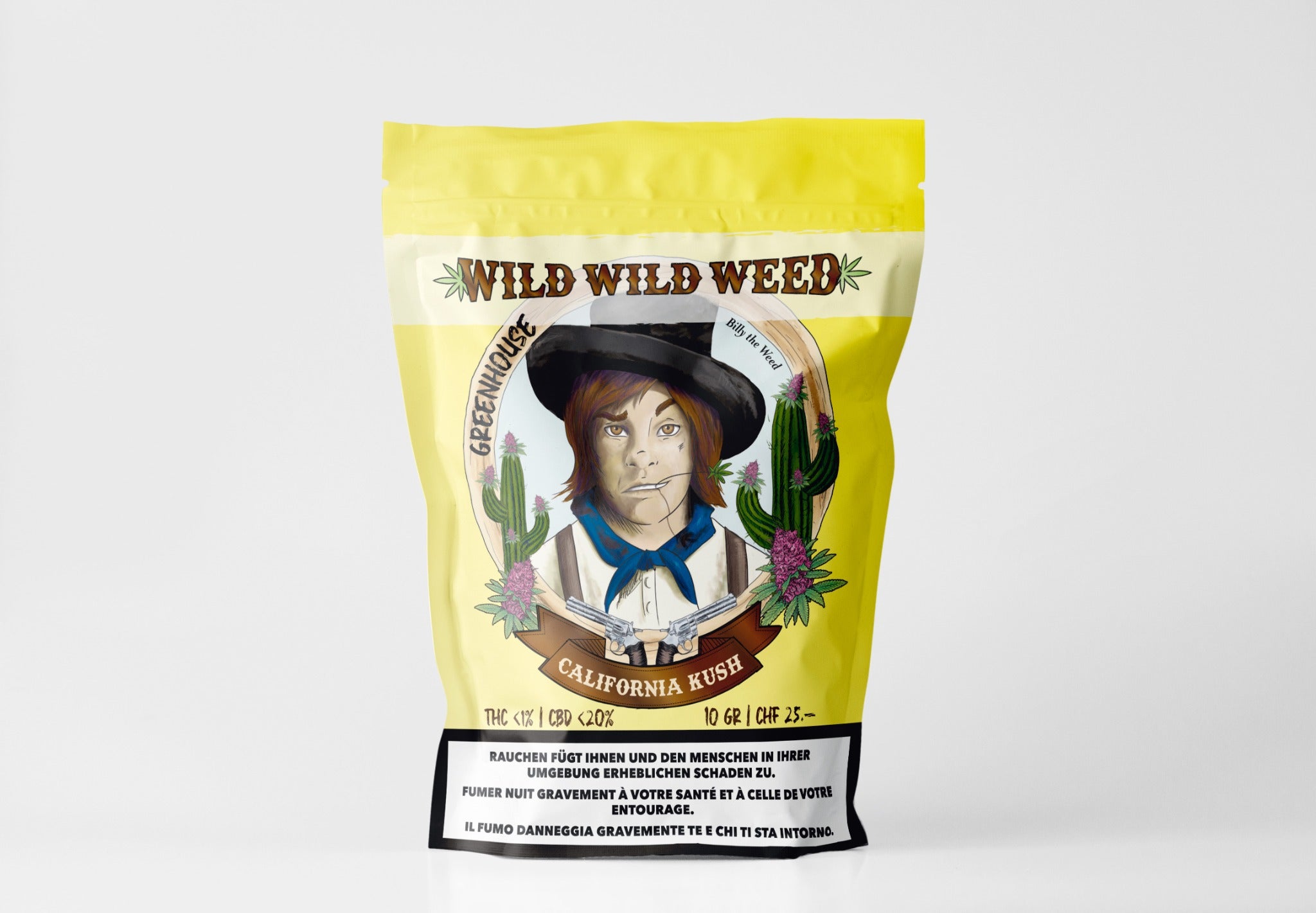 Wild Wild Weed Billy the Weed California Kush – CBD-Blüten, 10 g, Ansicht 1