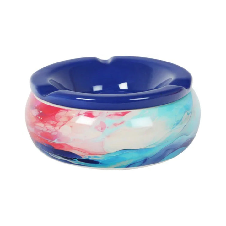 Windaschenbecher in Marmor-Optik, 15 cm, assortiert, Ansicht 2