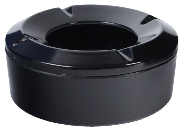 Windaschenbecher aus PVC in Schwarz, 10 cm