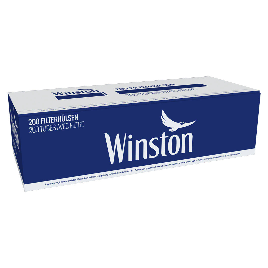 Winston Blue Zigarettenhülsen, 5 x 200 Stück