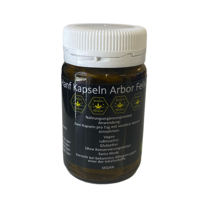 Zauber Blüten Arbor Felix Hanf-Kapseln, 10 mg, 50 Stück