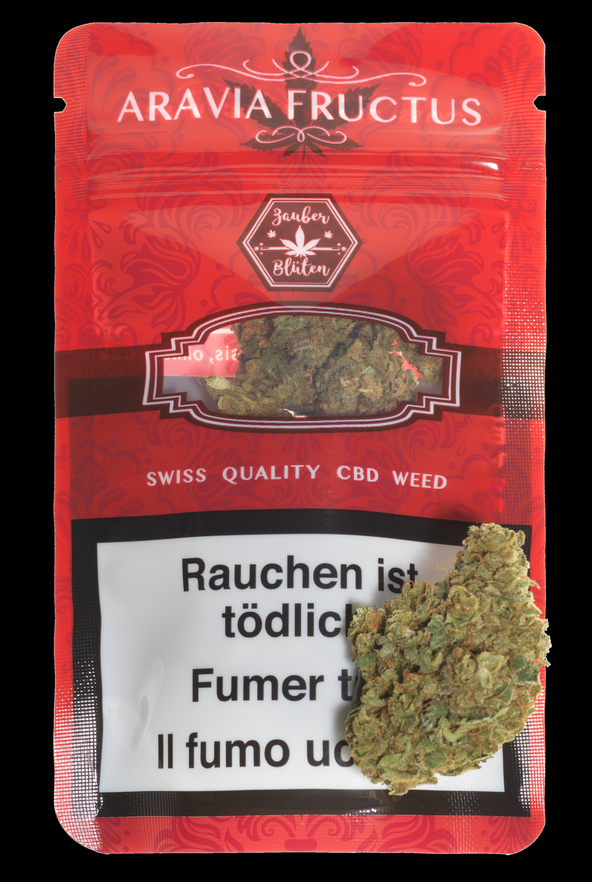 Zauber Blüten Aravia Fructus – CBD-Blüten, 2 g, Ansicht 1